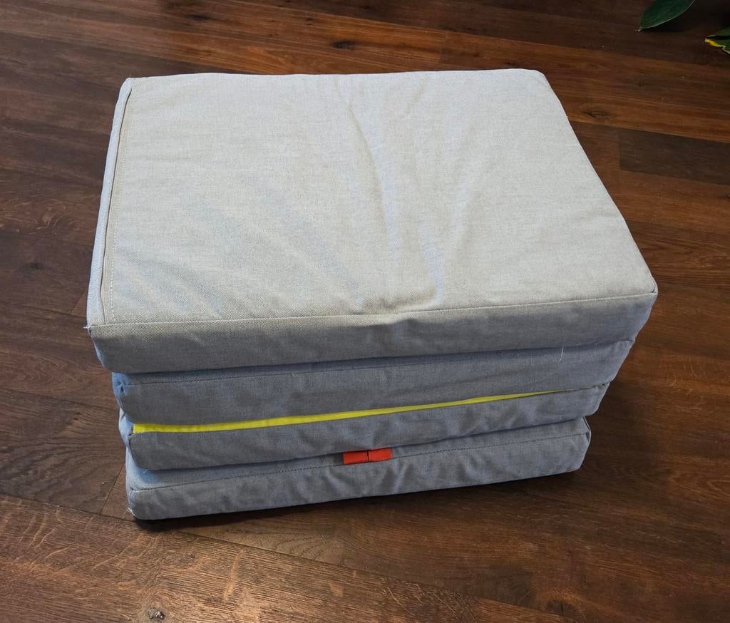 Ikea opvouwbare poef/matras - Zo goed als nieuw!, Huis en Inrichting, Ophalen, Zo goed als nieuw, Eenpersoons, Stof