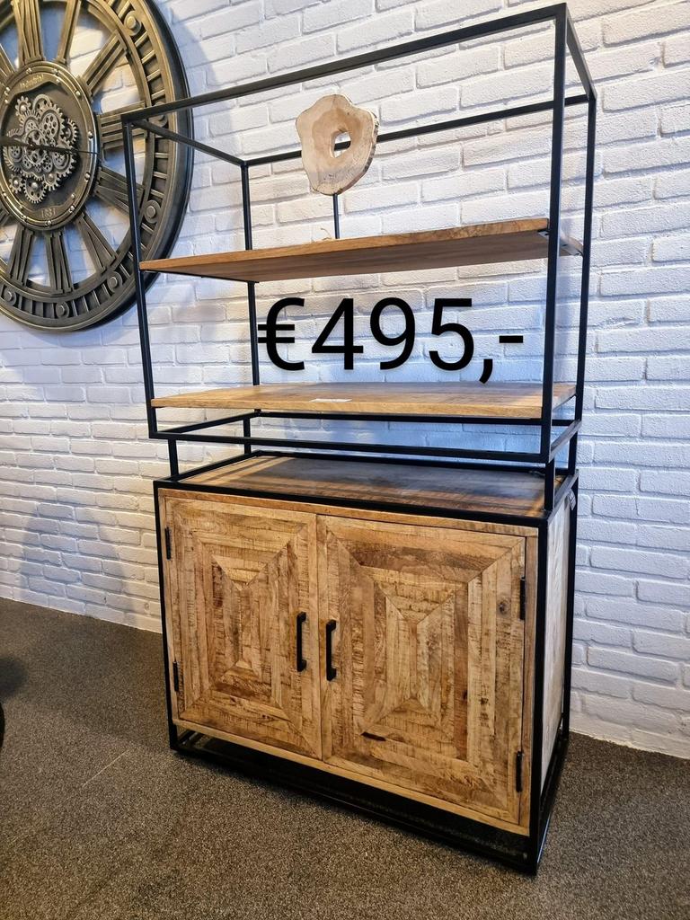 Bank stof Grote showroom! Direct leverbaar!, Ophalen of Verzenden, Zo goed als nieuw, Hout