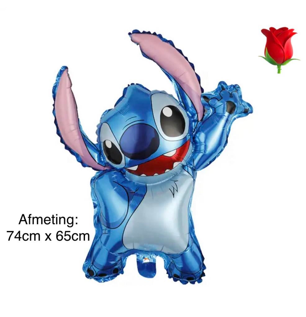 Stitch XL folieballon, Hobby en Vrije tijd, Feestartikelen, Ophalen of Verzenden, Nieuw, Versiering, Verjaardag