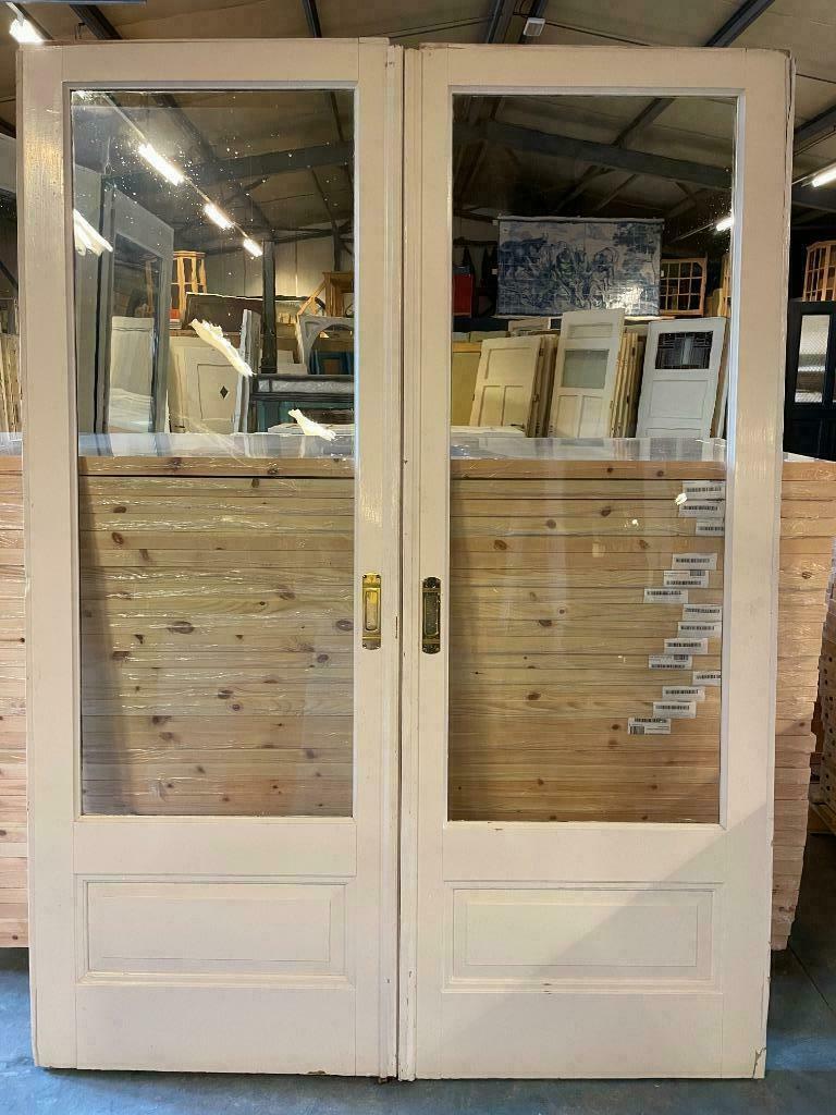 Diverse schuif / en-suite deuren met roedeverdeling., Doe-het-zelf en Verbouw, Deuren en Horren, Ophalen, Gebruikt, 80 tot 100 cm
