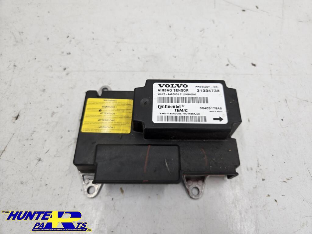 Airbag module Volvo C30/S40/V50 ('06-'12) 31334738, Gebruikt, Ophalen of Verzenden, Volvo, Volvo
