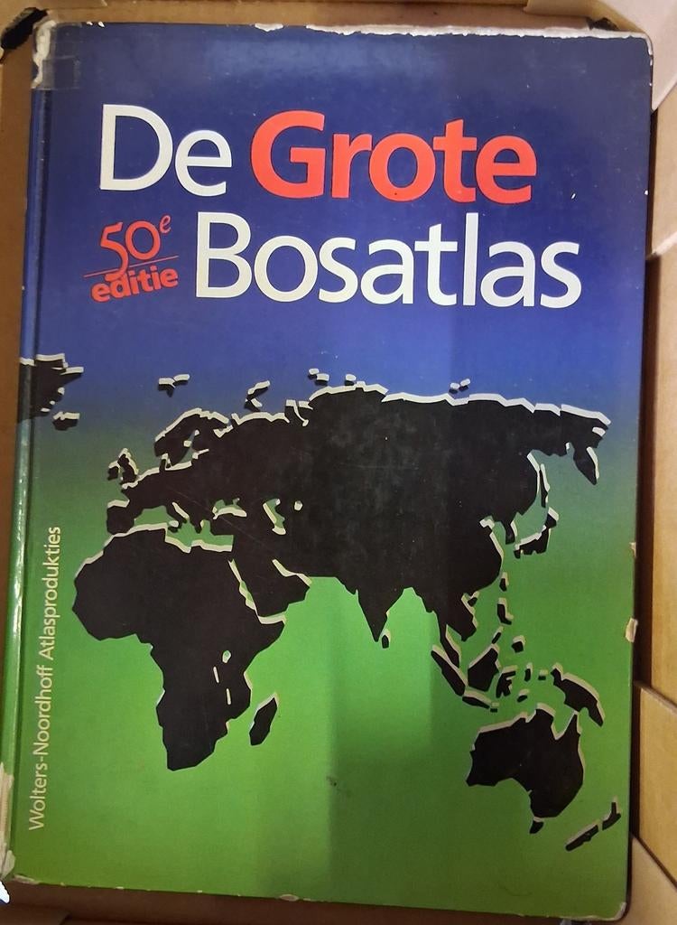 De Grote Bosatlas - 50e Editie collectorsitem koopje, Boeken, Gelezen, Bosatlas, Verzenden, Wolters-Noordhoff