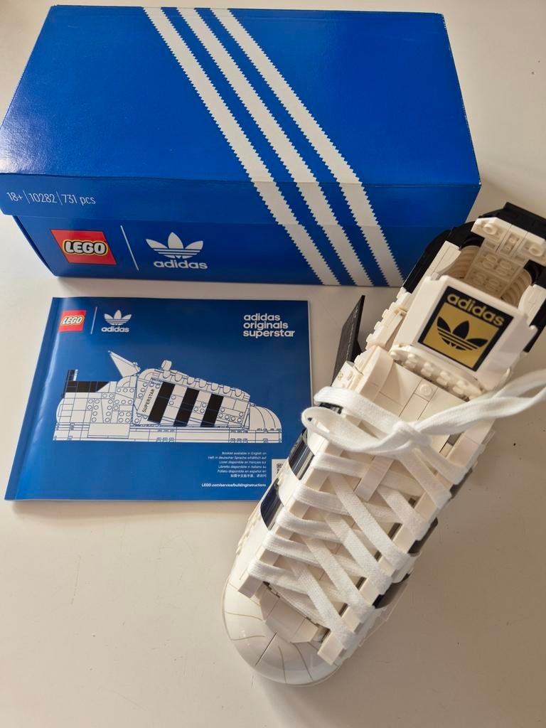LEGO Adidas Originals Superstar 10282, Ophalen, Gebruikt, Complete set, Lego