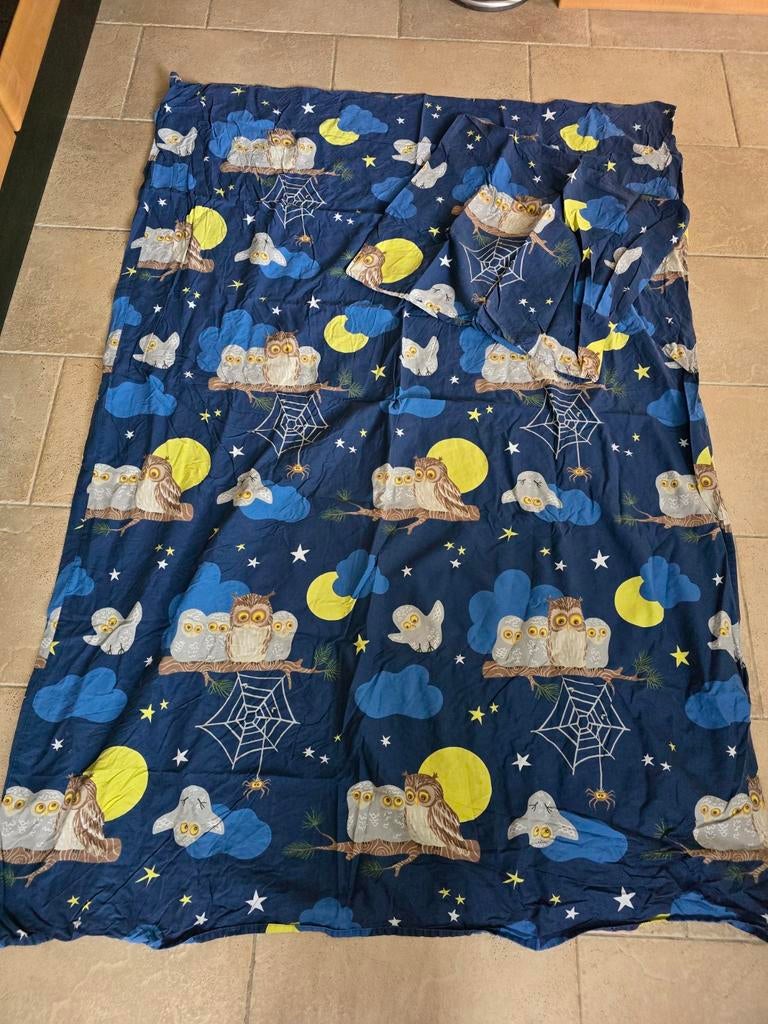 Mooie Ikea kinder dekbedovertrekset 1 persoons 90x200cm, Ophalen of Verzenden, Zo goed als nieuw, Jongetje of Meisje, Dekbedovertrek