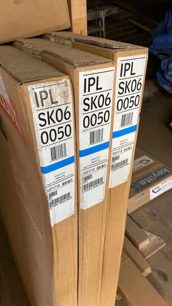 Diverse Velux glaselementen IPL (zie omschrijving), Doe-het-zelf en Verbouw, Glas en Ramen, Ophalen, Minder dan 80 cm, 80 tot 120 cm