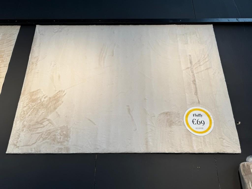 Direct ophalen Japandi | Fluffy| Vloerkleed | Tapijt Utrecht, Info@trendvortex.com, 4131 NH, 150 tot 200 cm, Crème