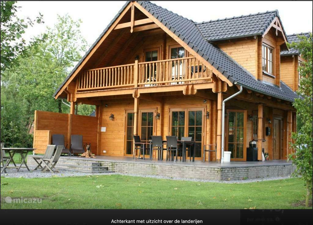 Luxe houten villa LAST MINUTE vakantie  van 4 t'm 11 mei...!, Vakantie, Vakantiehuizen | Nederland, Overijssel, Landhuis of Villa