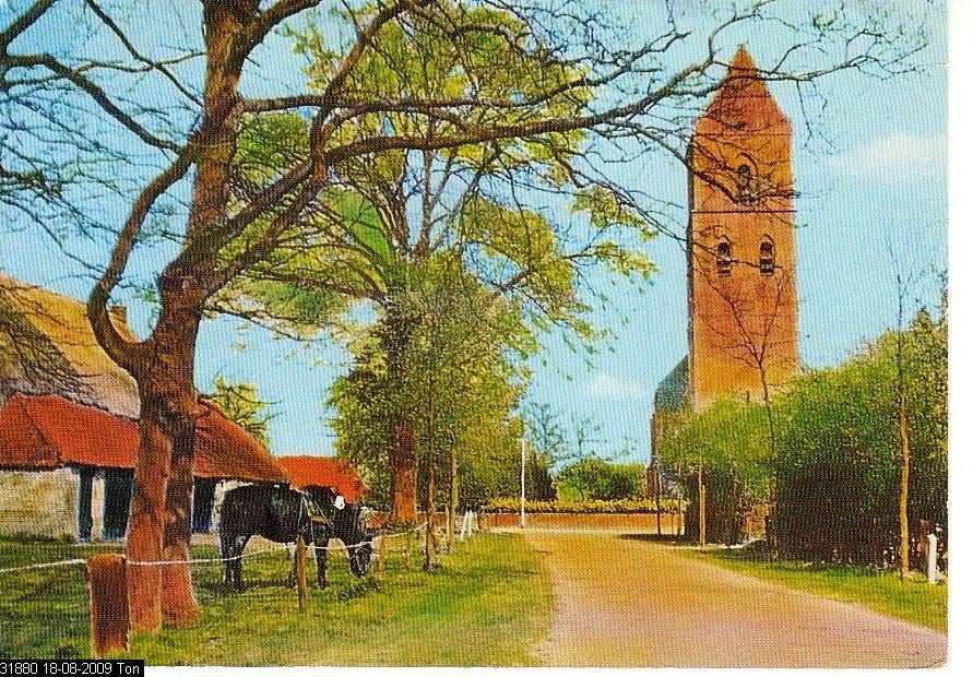 Ansichtkaart	Vledder	Torenlaan, Verzamelen, Ansichtkaarten | Nederland, Verzenden, 1960 tot 1980, Gelopen, Drenthe