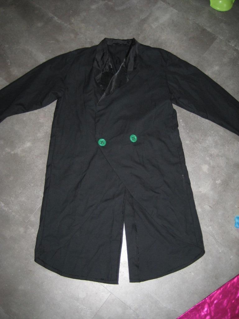 Leuke zwarte slipjas met gekleurde knopen. maat 56, Kleding | Heren, Carnavalskleding en Feestkleding, Carnaval, Maat 56/58 (XL)