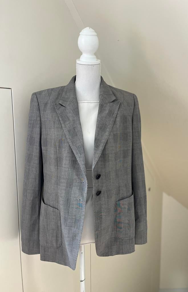 Blazer  jas Pauw grijs ruit  maat 42 mt 4, Ophalen of Verzenden, Zo goed als nieuw, Maat 42/44 (L), Bruin