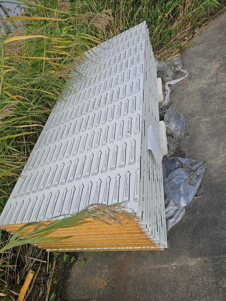 AKTIE Sandwichpanelen 40mm  WIT/WIT en antraciet/wit, Doe-het-zelf en Verbouw, Overige materialen, Onbekend, Nieuw, Ophalen of Verzenden