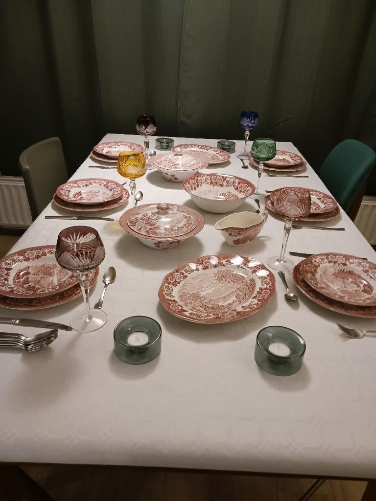 Gratis!?  Enoch Wedgwood servies, Lochs of Scotland  6-pers., Ophalen