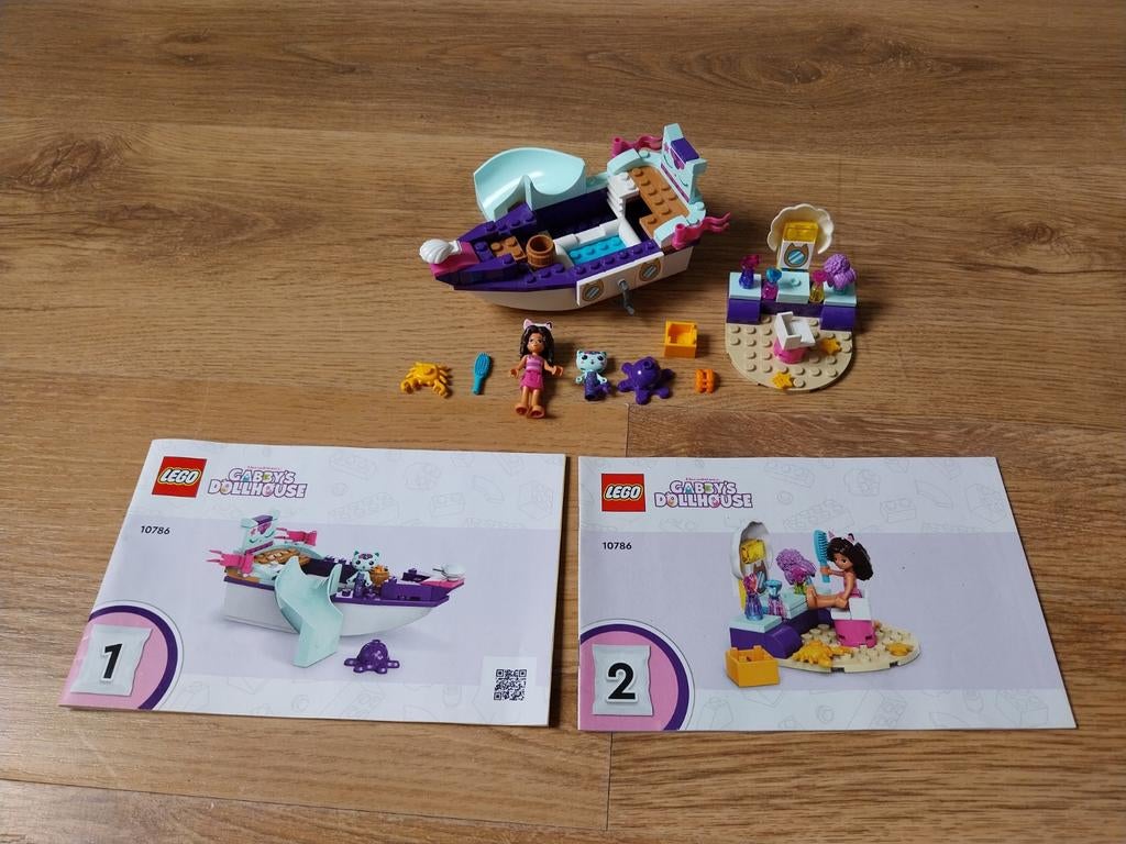 lego Gabby's dollhouse 10786 vertroetelschip, Ophalen of Verzenden, Zo goed als nieuw