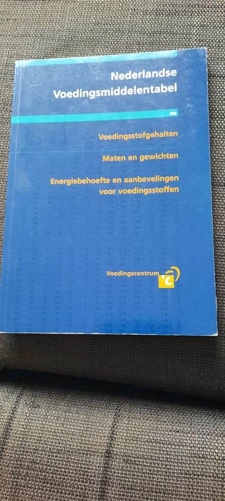 Nederlandse Voedingsmiddelentabel, Ophalen of Verzenden, Zo goed als nieuw, Natuurwetenschap