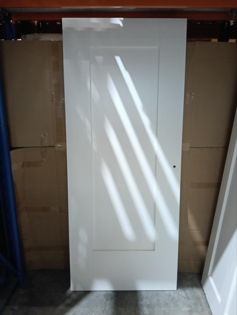 Nieuwe massieve binnendeur met 1 groot dicht paneel 88x211,5, Ophalen, Zevenaar, Cando, 80 tot 100 cm