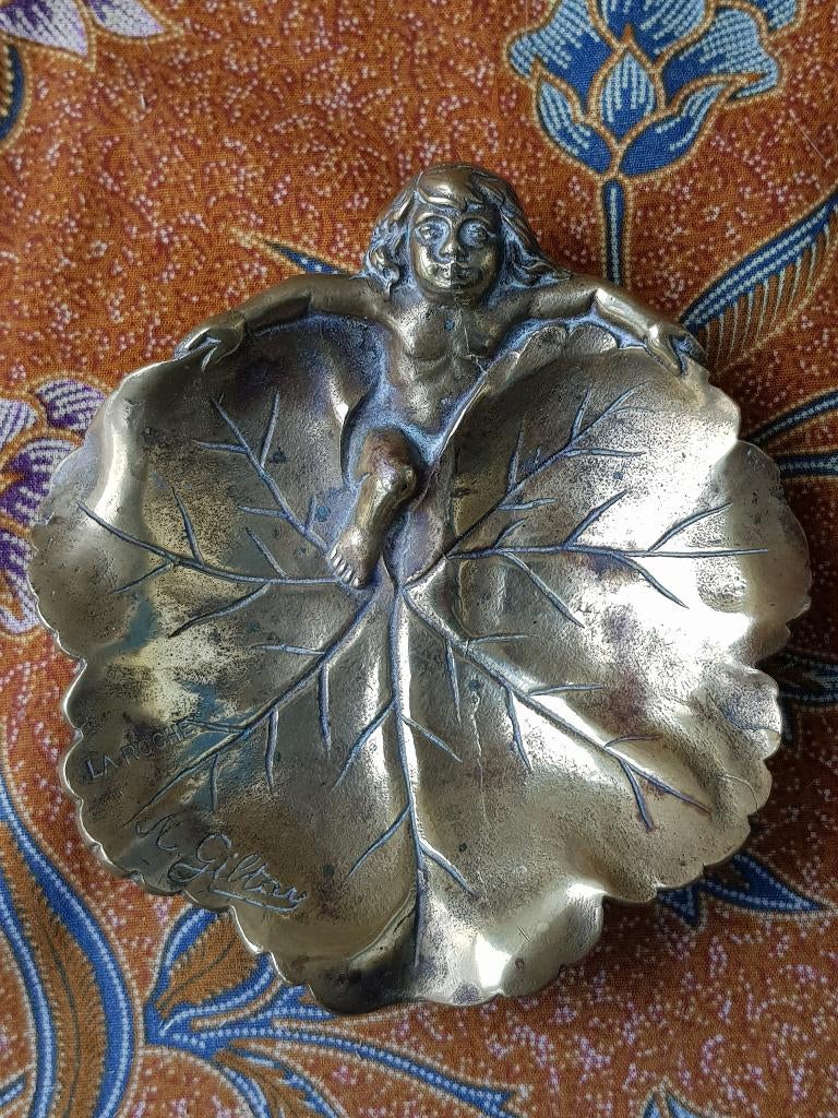 Mooi origineel Art Nouveau schaaltje door Marcel Giltay.