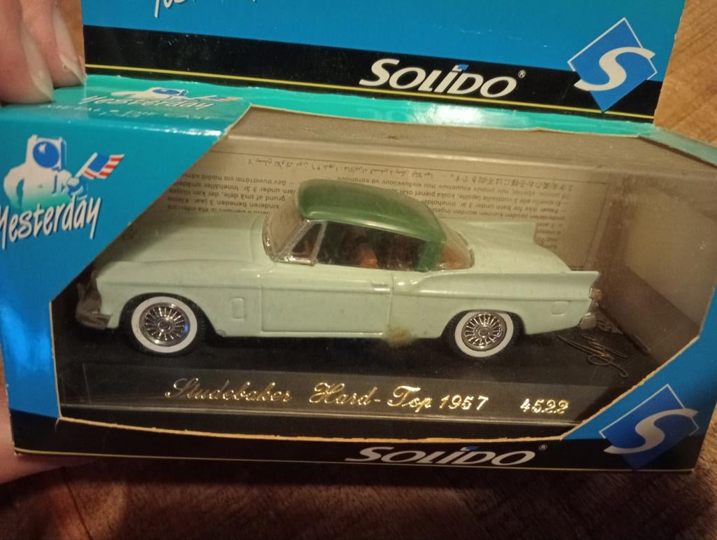 Studebaker 1957 Hard Top solido, Ophalen of Verzenden, Auto, Solido