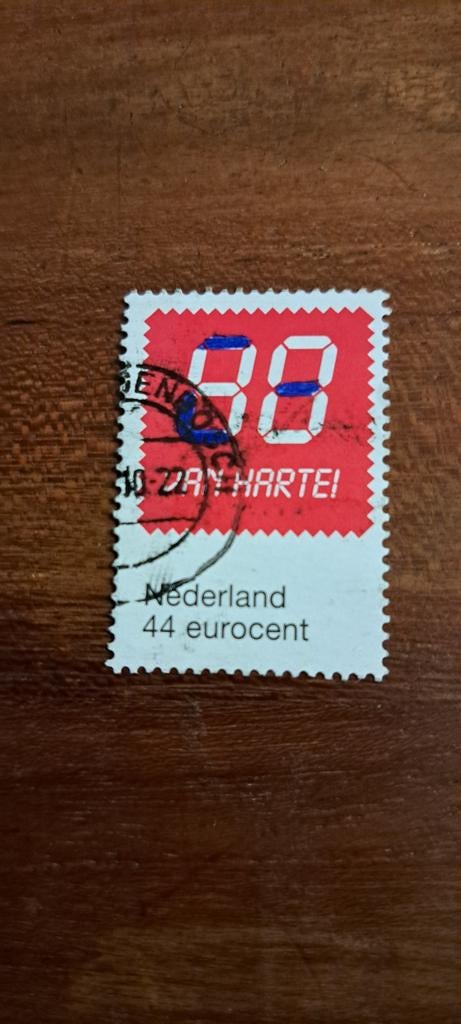 Verjaardagszegel gestempeld .2009 ., Ophalen of Verzenden