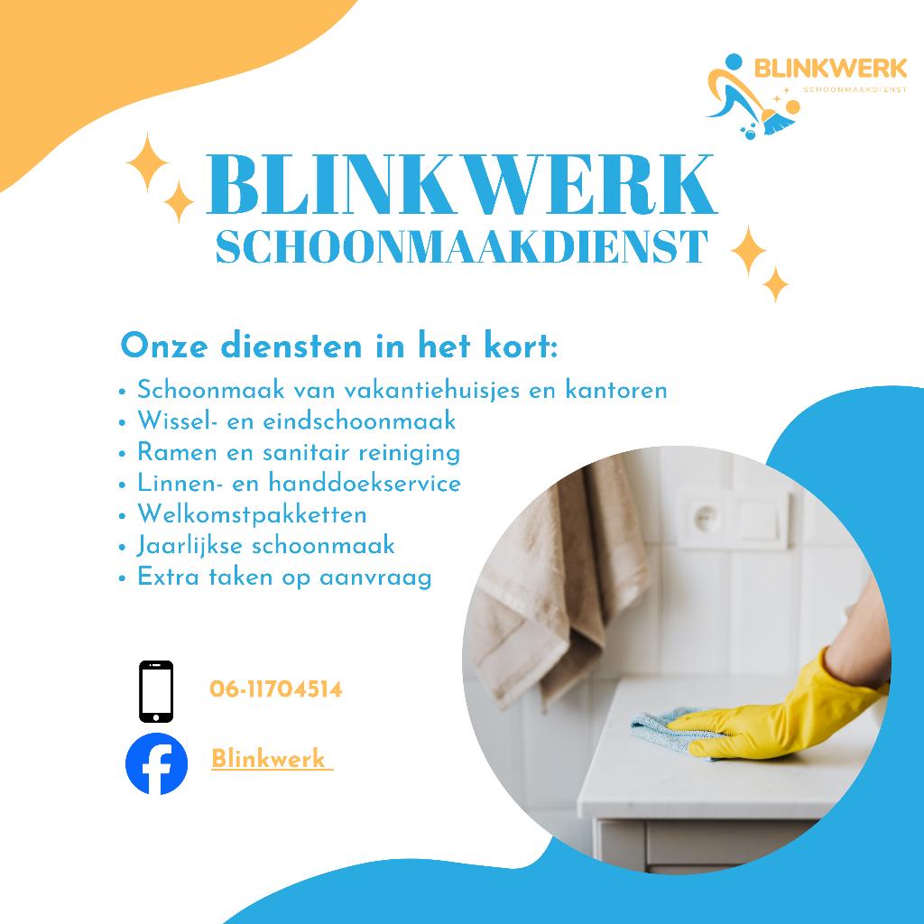 Aangeboden schoonmaak vakantiewoning, Schoonmaken