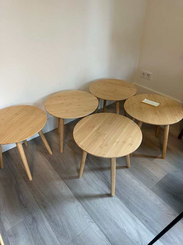 JYSK Bijzettafel - Scandinavisch Design, Ophalen, Minder dan 45 cm, Minder dan 55 cm, Rond
