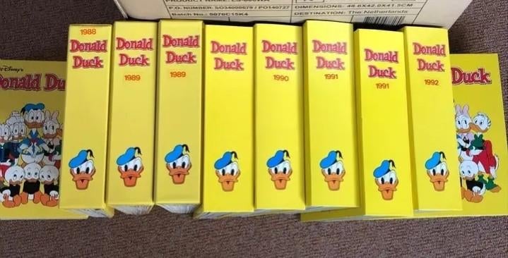 5 jaargangen Donald Duck 1989 t/m 1992, Complete serie of reeks, Ophalen of Verzenden, Gelezen, Europa