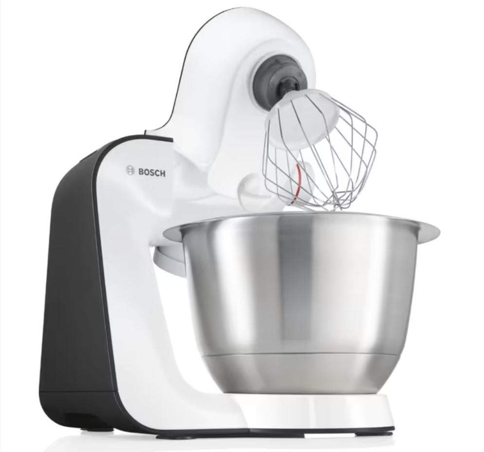 Bosch MUM52120 Styline Keukenmachine, 4 liter of meer, Ophalen of Verzenden, Zo goed als nieuw, 3 snelheden of meer