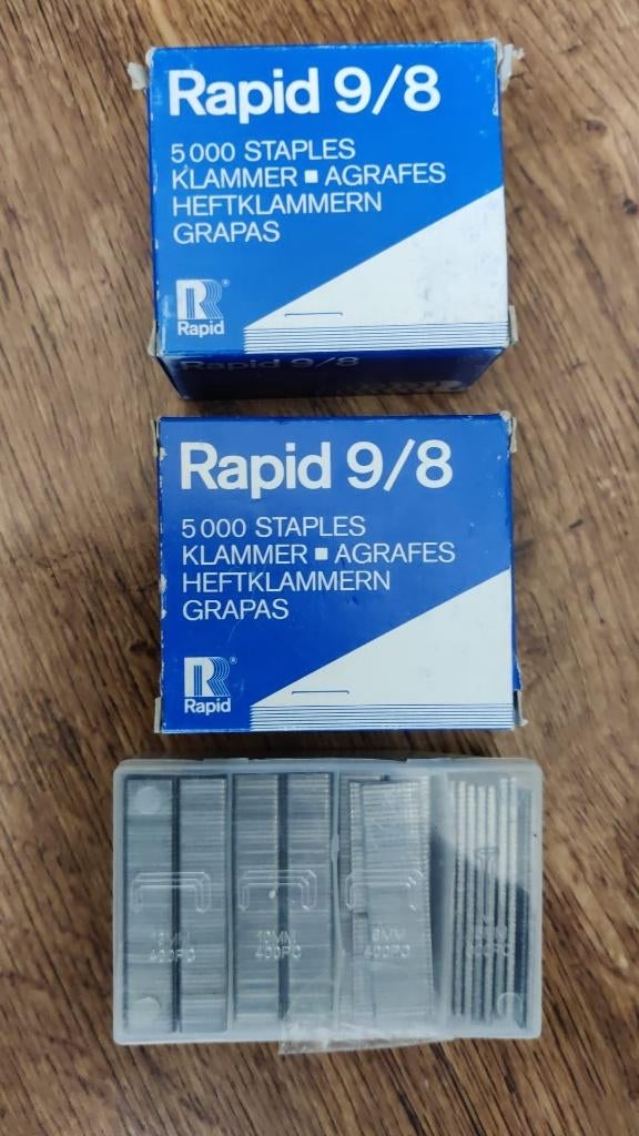 Staples voor nietmachine of tacker Rapid9/8 en gemengd nieuw, Ophalen of Verzenden, Nieuw