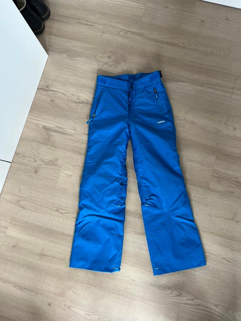 Wedze skibroek felblauw 133-142, Ophalen of Verzenden, Zo goed als nieuw, Broek