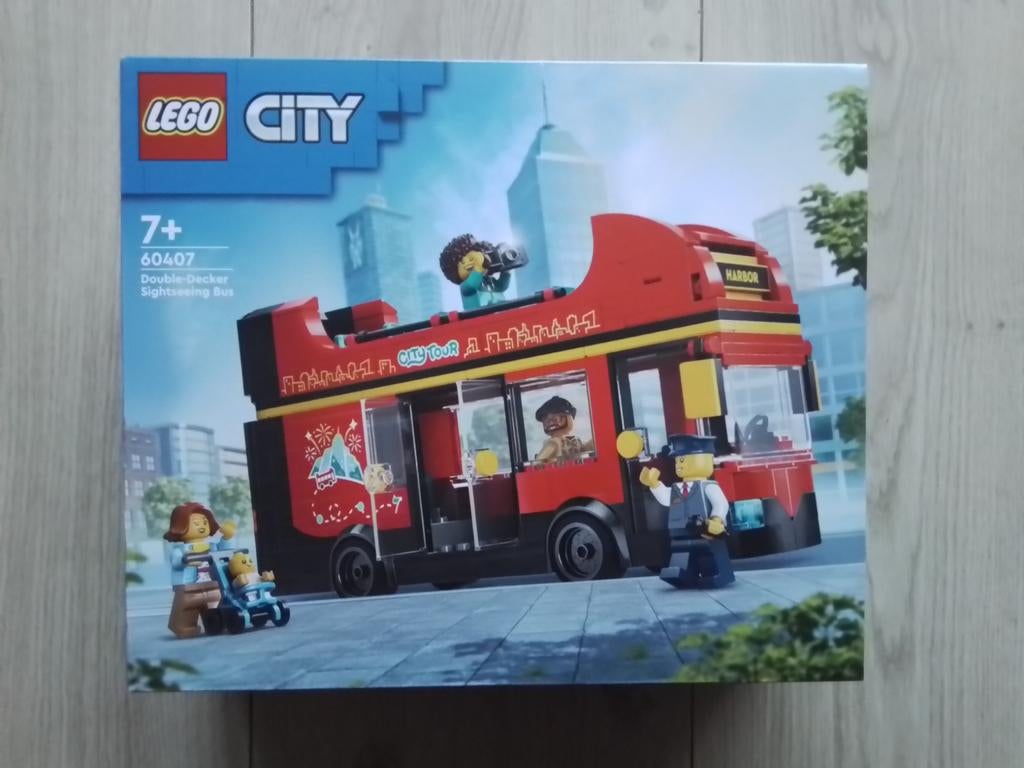 Lego 60407 City Town Double-Decker Sightseeing Bus, Kinderen en Baby's, Speelgoed | Duplo en Lego, Ophalen of Verzenden, Nieuw