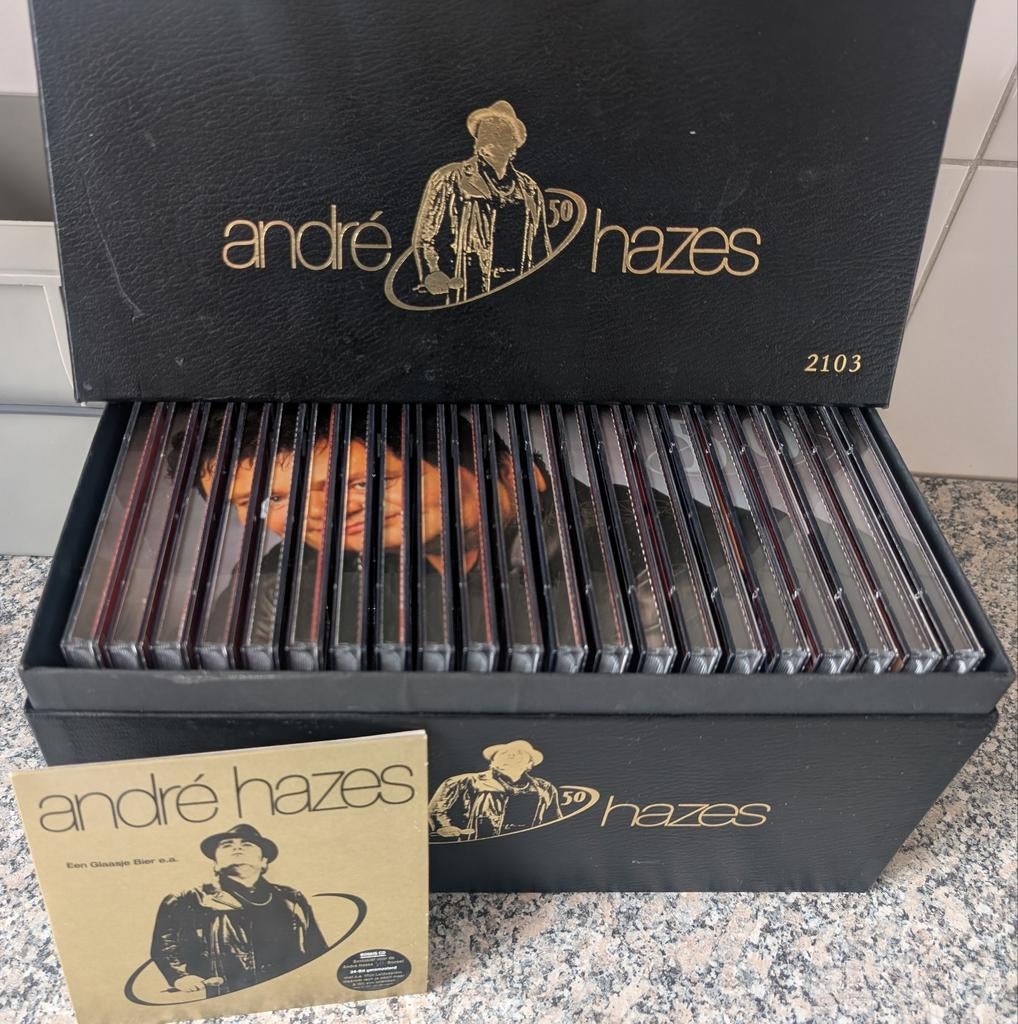 André Hazes - 50 Jaar - Boxset, Cd's en Dvd's, Ophalen of Verzenden, Zo goed als nieuw, Levenslied of Smartlap, Boxset