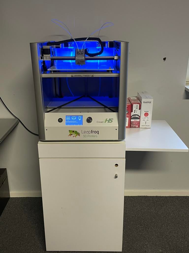 Leapfrog Creatr HS 3D-printer. Dual extruder. Incl. Kast., Computers en Software, 3D Printers, Zo goed als nieuw, Ingebouwde Wi-Fi