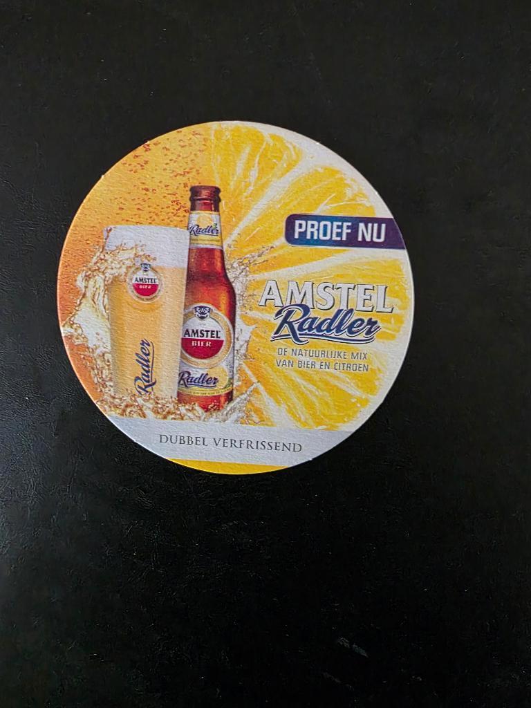 Viltje Radler, Ophalen of Verzenden, Zo goed als nieuw, Viltje(s), Amstel