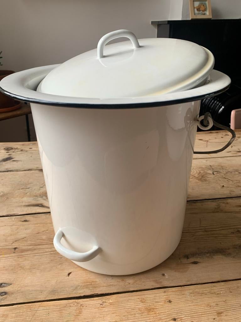 Vintage Emaille Po, Ophalen