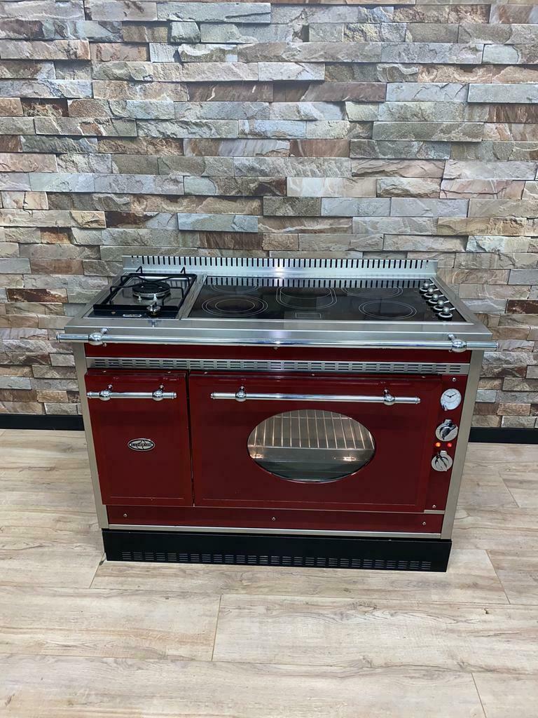 Prachtige J.Corradi keramisch 5 zones + wokbrander 120 cm, Witgoed en Apparatuur, Fornuizen, Zo goed als nieuw, Vrijstaand, Keramisch