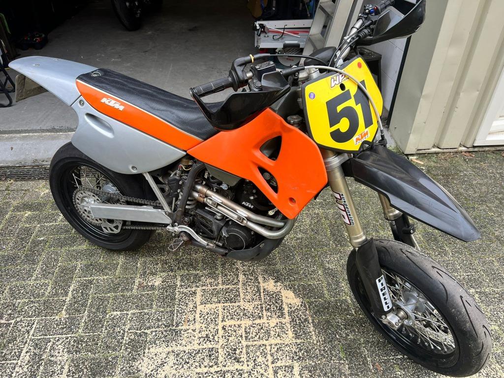 KTM 620 EXC Supermoto, Motoren, Motoren | KTM, Particulier, SuperMoto, meer dan 35 kW, 1 cilinder, Ophalen