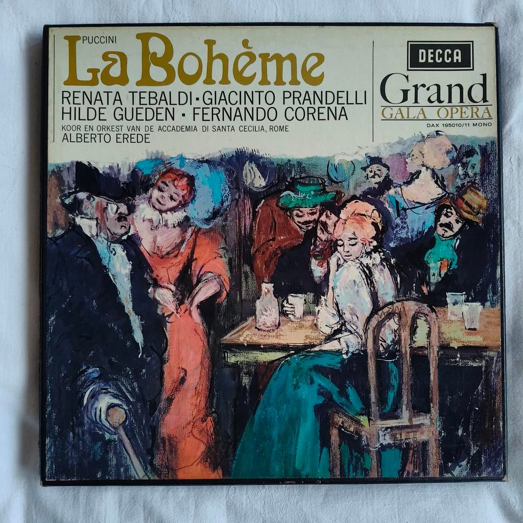 Giacomo Puccini - La Bohème (2 lp's), Gebruikt, Opera of Operette, Ophalen of Verzenden, Romantiek
