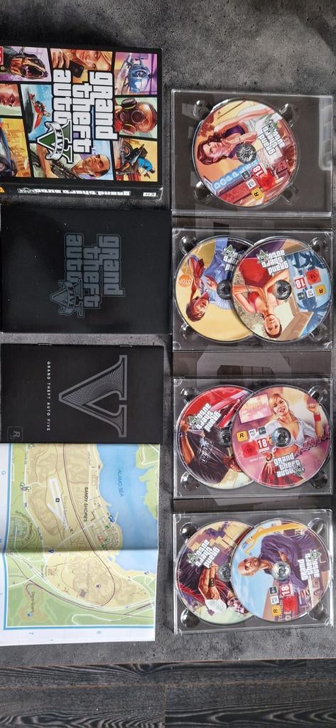 Originele Grand Theft Auto V (GTV 5) PC Col. bieden va 40.-, Spelcomputers en Games, Games | Pc, Avontuur en Actie, Online, Vanaf 18 jaar