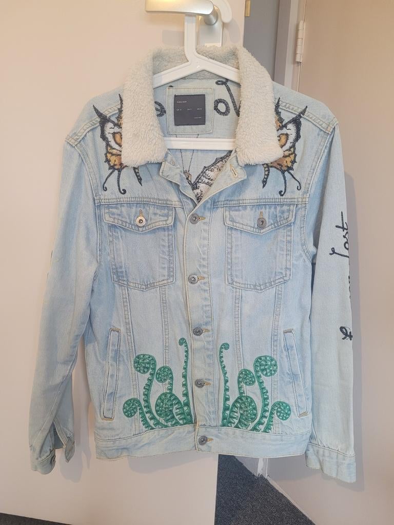Mooie spijkerjas van ZARA., Ophalen of Verzenden, Zo goed als nieuw, Blauw