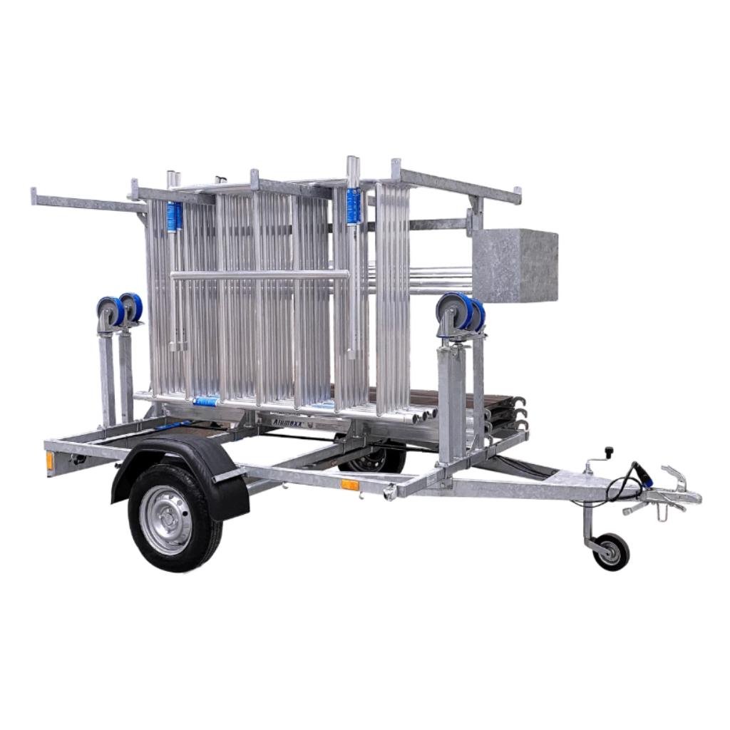 Steigeraanhanger met ALX Rolsteiger 135 x 250 x 8,2m WH, Ophalen of Verzenden, Nieuw, Rolsteiger of Kamersteiger, 5 meter of hoger