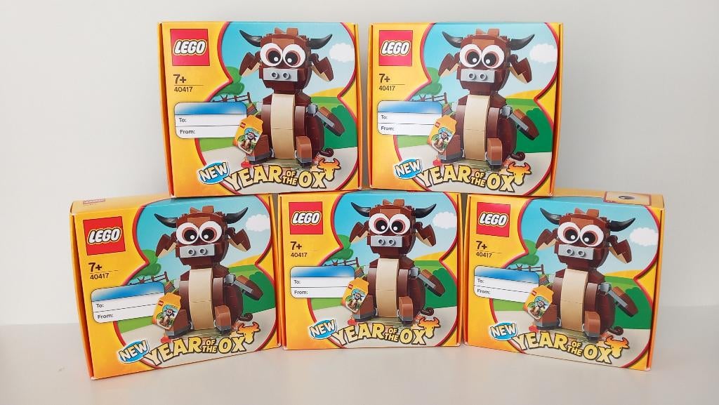 Lego 40417 Het jaar van de Os, Kinderen en Baby's, Speelgoed | Duplo en Lego, Nieuw, Lego, Complete set, Ophalen of Verzenden
