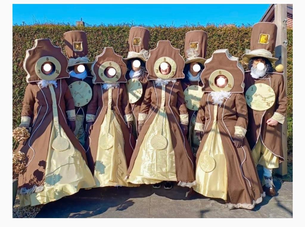 Carnaval groep, Ophalen, Gedragen, Carnaval, Kleding