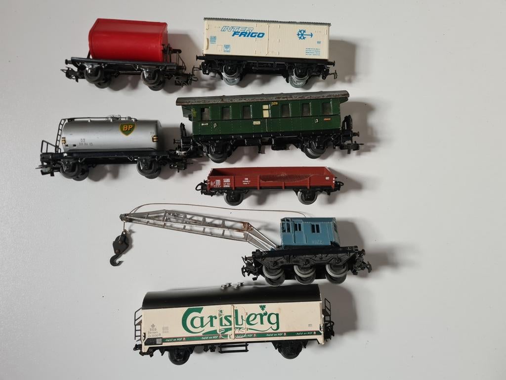 Marklin loop of sloop wagons, Wisselstroom, Gebruikt, Wagon, Ophalen of Verzenden