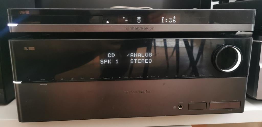 Harman Kardon HK 3490 Stereo Receiver, DVD 39, Audio, Tv en Foto, Versterkers en Receivers, Ophalen, Gebruikt, Minder dan 60 watt