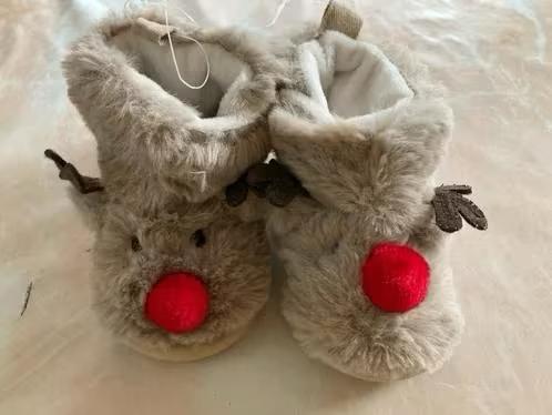 Baby kerstslofjes, Ophalen of Verzenden, Nieuw, Jongetje of Meisje, Slofjes