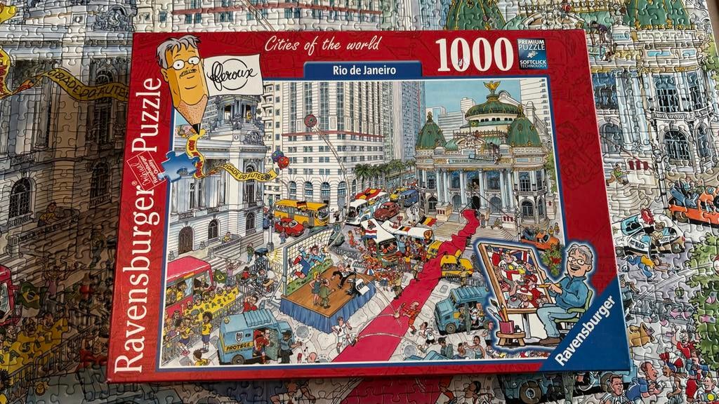Fleroux Ravensburger Puzzel Rio de Janeiro 1000 stukjes, Ophalen of Verzenden, Zo goed als nieuw