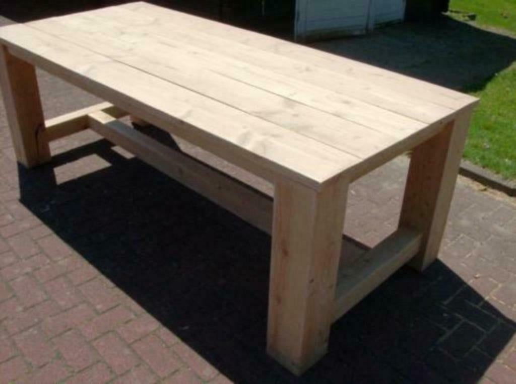 Douglas Kloostertafel | Douglas Tafels op maat gemaakt, Tuin en Terras, Ophalen of Verzenden, Nieuw