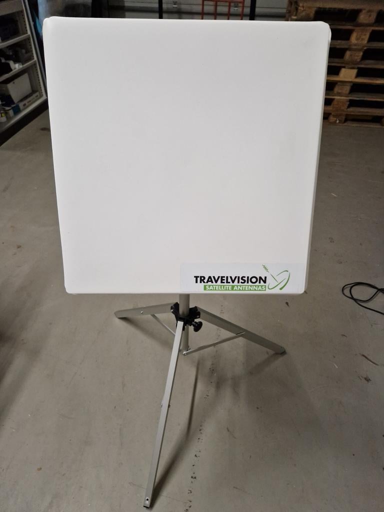 Volautomatische Travelvision R7 flat satelliet schotel, Audio, Tv en Foto, Schotelantennes, Ophalen, Overige merken