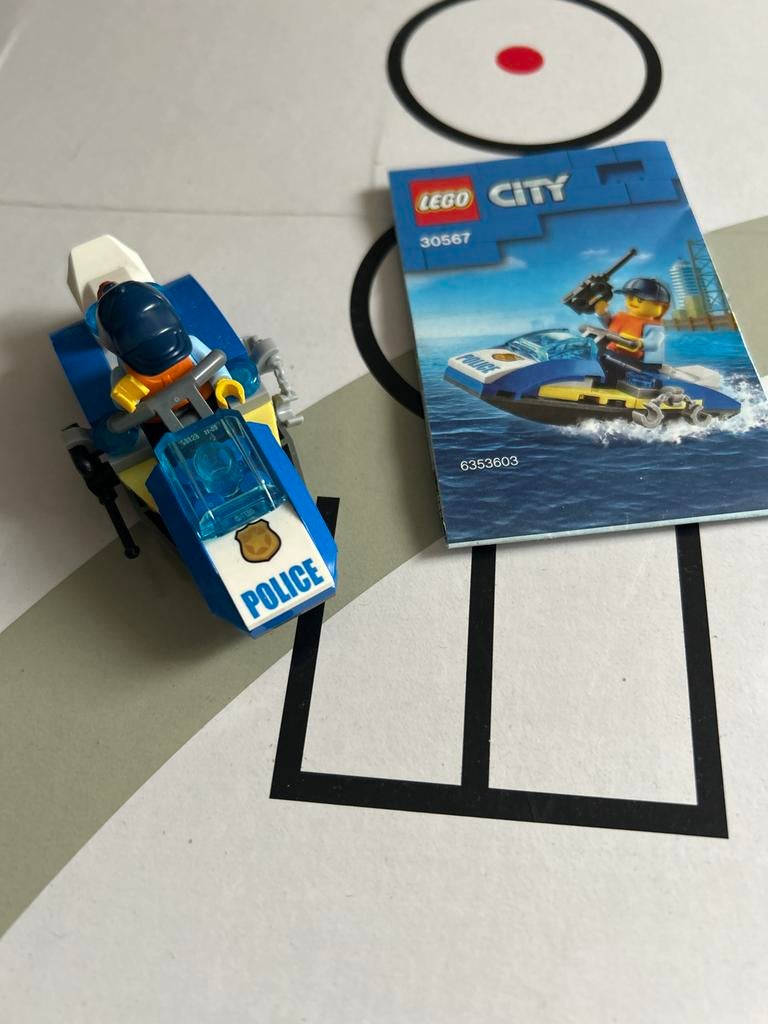 Lego City Politie Waterscooter 30567, Ophalen of Verzenden, Zo goed als nieuw, Complete set, Lego