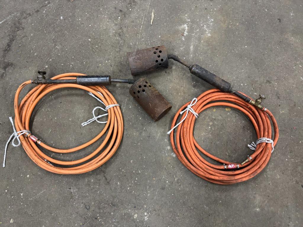 Propaan brander gasbrander heetstoker warmstoker, Ophalen, Gebruikt