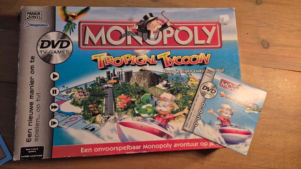 Monopoly Tropical Tycoon - DVD TV Games, Hobby en Vrije tijd, Gezelschapsspellen | Bordspellen, Vijf spelers of meer, Ophalen of Verzenden